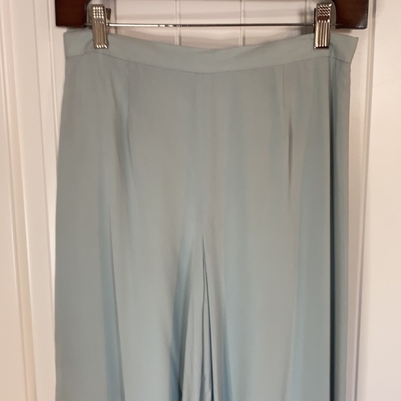 Ralph Lauren Collection wide leg silk pants - Picture 2 of 9